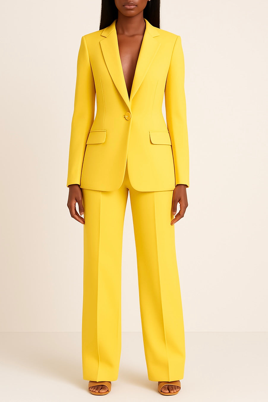 Sienna | Chic Formal Suit Set with Tailored Long Blazer for Women