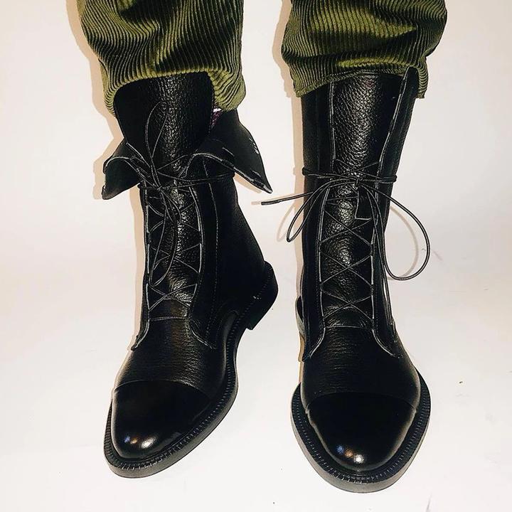 Lila | Women’s Lace-Up Leather Ankle Boots