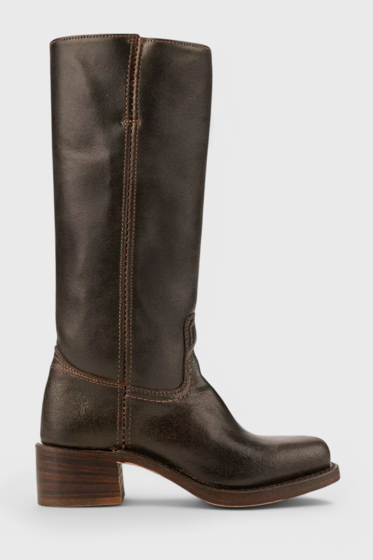Aurora | Women’s Leather Knee-High Boots with Heels