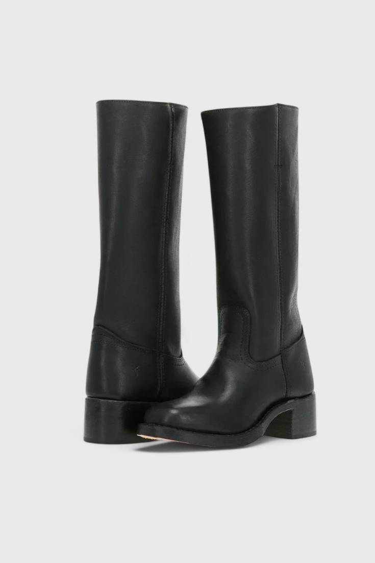 Aurora | Women’s Leather Knee-High Boots with Heels