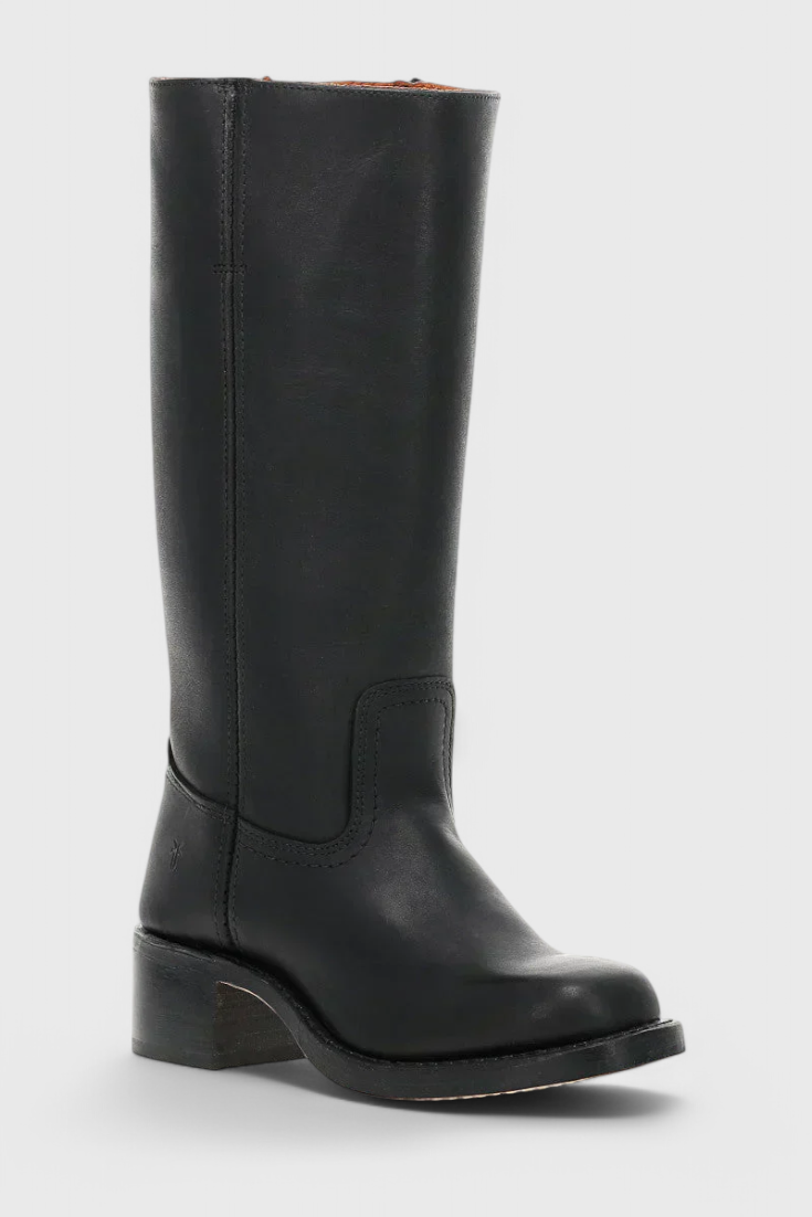 Aurora | Women’s Leather Knee-High Boots with Heels