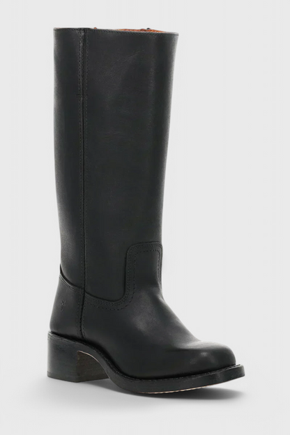 Aurora | Women’s Leather Knee-High Boots with Heels