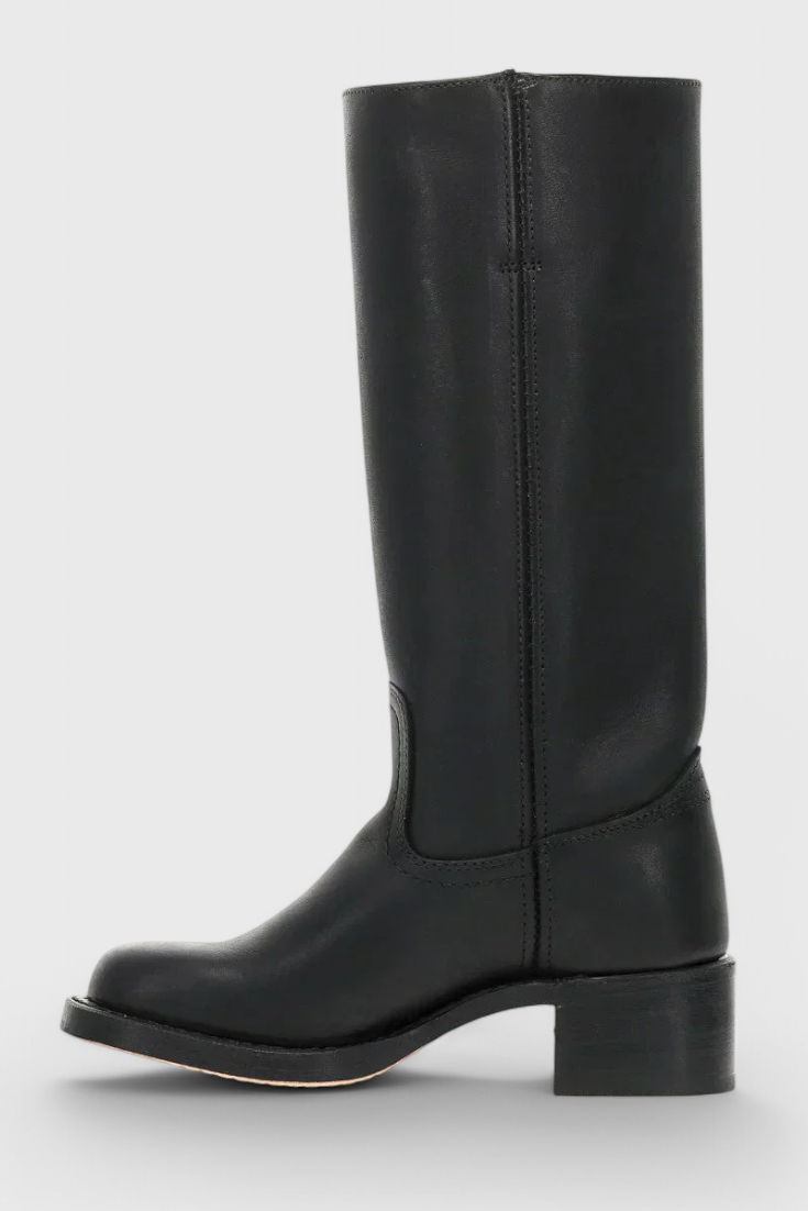 Aurora | Women’s Leather Knee-High Boots with Heels