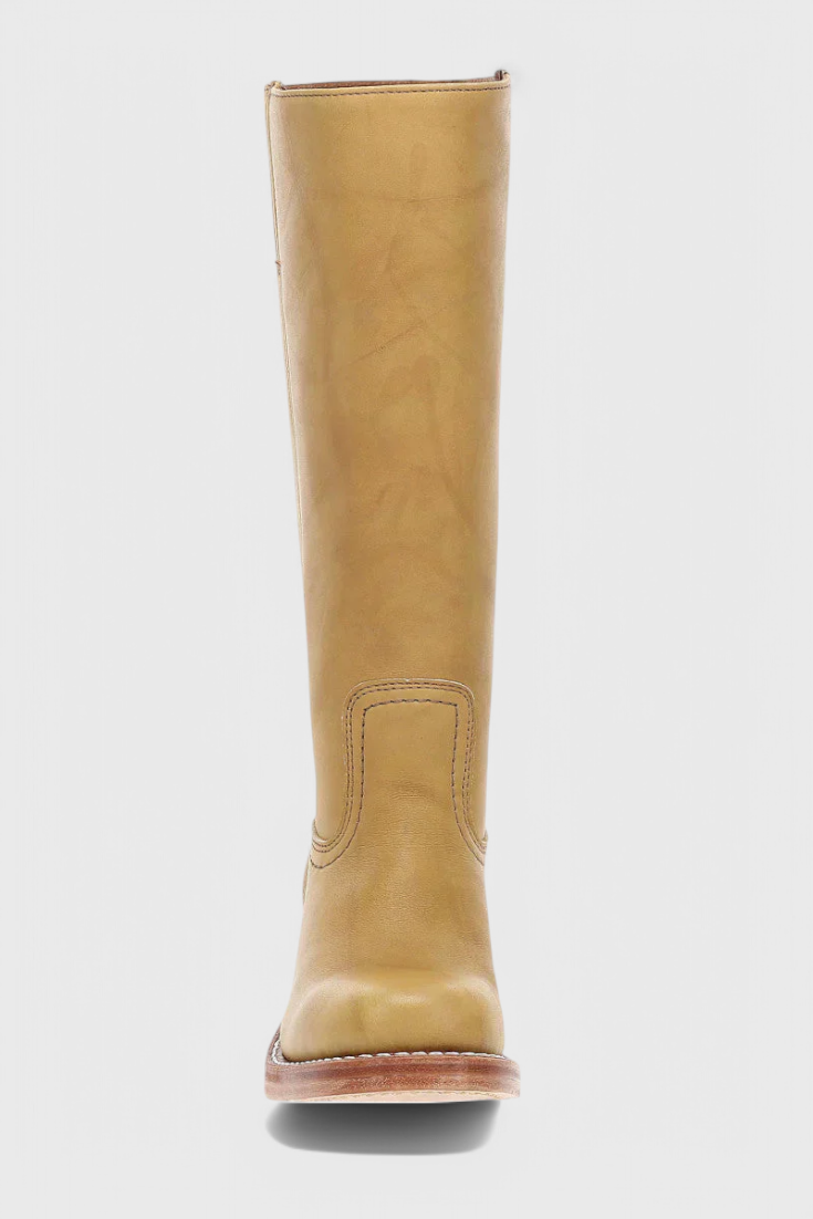 Aurora | Women’s Leather Knee-High Boots with Heels